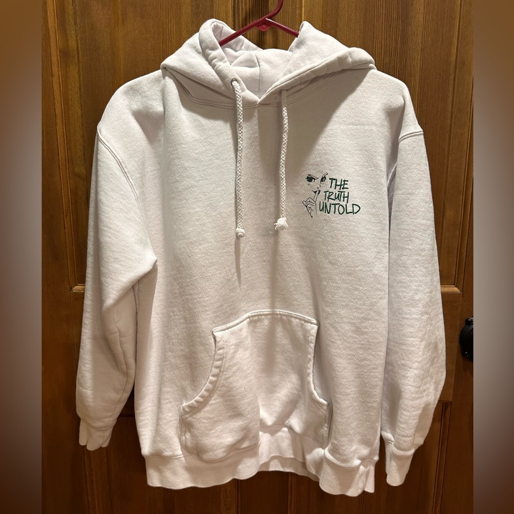 Unisex Mian Twins "The Truth Untold" Hoodie in‎ Off White L